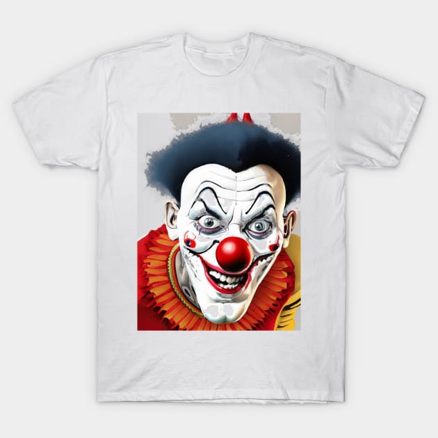 Fasbytes Horror  Clown T-Shirt by FasBytes